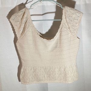 Zara Cream Top Medium